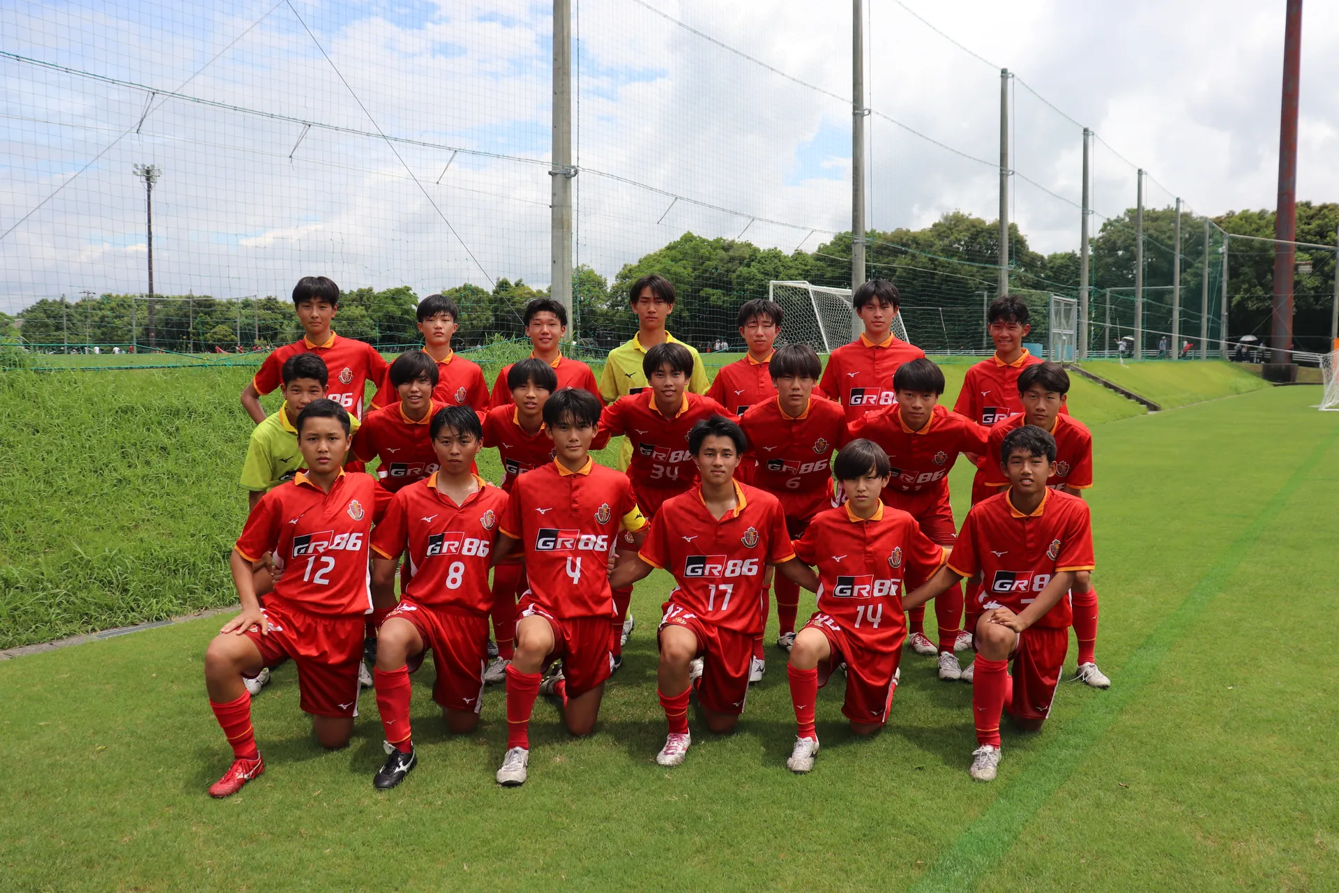 名古屋グランパスU-15チーム画像