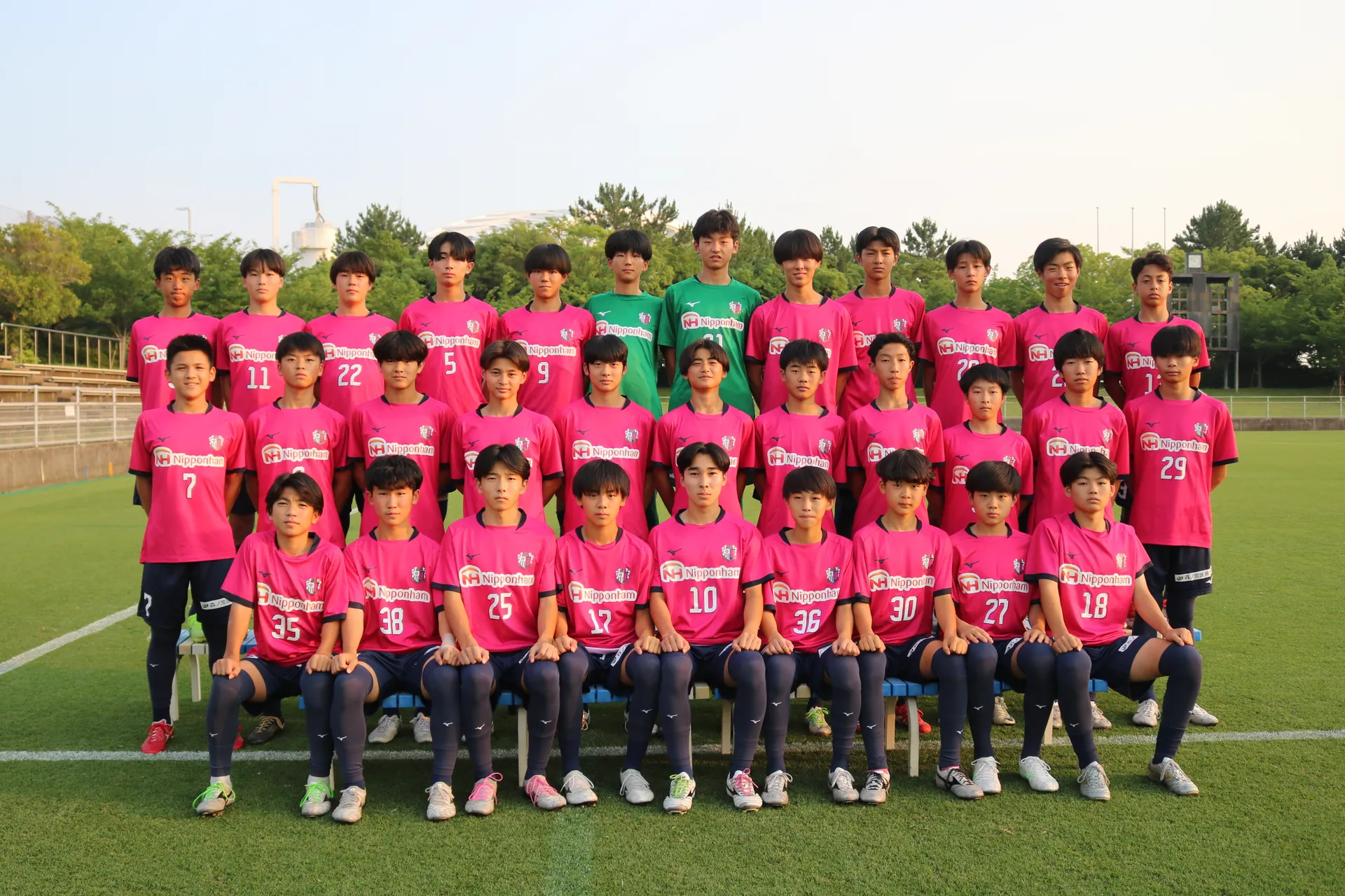 セレッソ大阪U-15チーム画像
