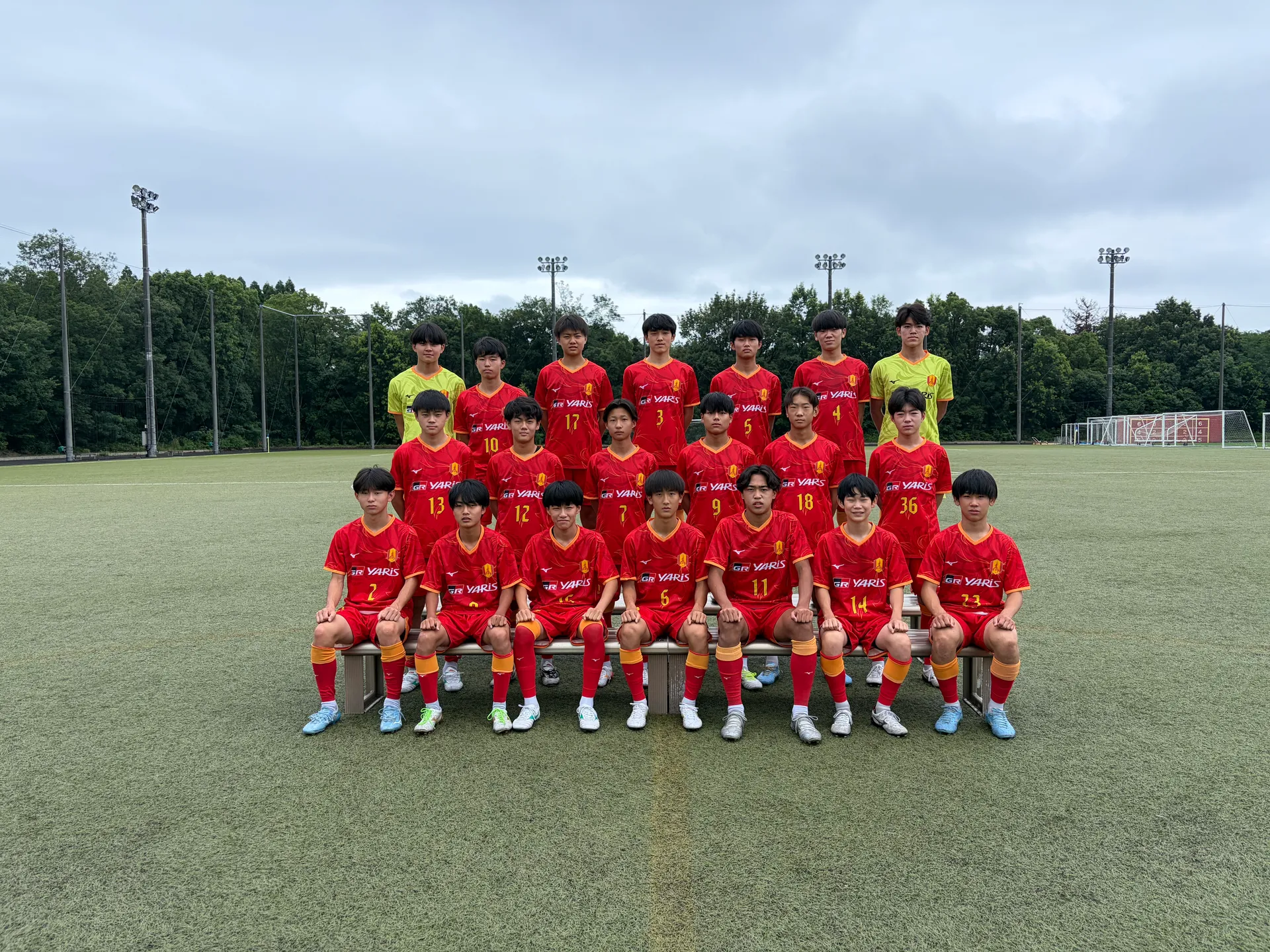 名古屋グランパスU-15チーム画像