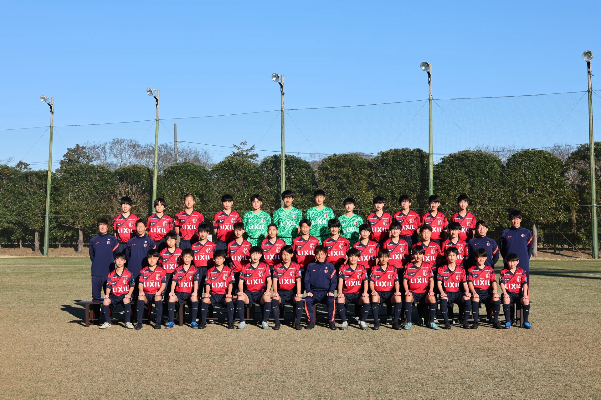 鹿島アントラーズジュニアユースチーム画像